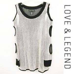 LOVE & LEGEND Womens Knit Sweater Plus Size 1X